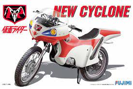 Fujimi 1/12 Kamen Rider 2nd NEW CYCLONE (SH- No3) Plastic Model Kit - Hobbytech Toys