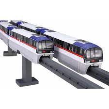 Fujimi 1/150 Tokyo Monorail Type 2000 Old Painting Six Car Formation (6-Car Set) (ST-17) - Hobbytech Toys