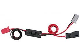 Compact Futaba Receiver Switch, versatile radio control accessory for RC models.