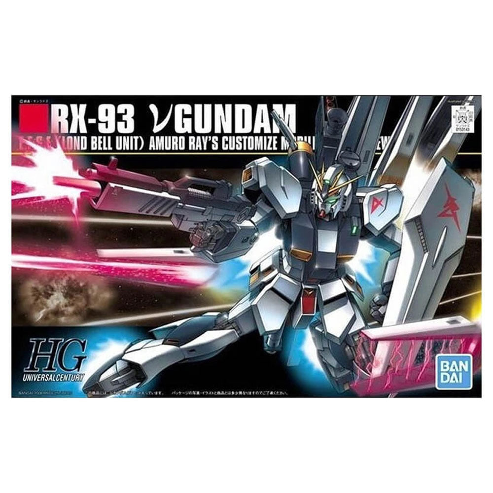 Bandai 5057953 1/144 HGUC NU Gundam Plastic Model Kit - Hobbytech Toys