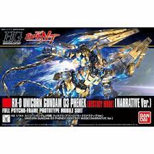 Bandai 5059250 HGUC 1/144 Unicorn Gundam 03 Phenex (Destroy Mode) (Narrative Ver.) Plastic Model Kit - Hobbytech Toys