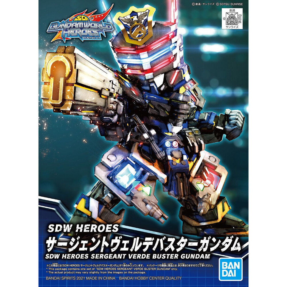 Bandai  SDW Heroes  Sergeant Verde Buster Gundam Bandai GUNDAM