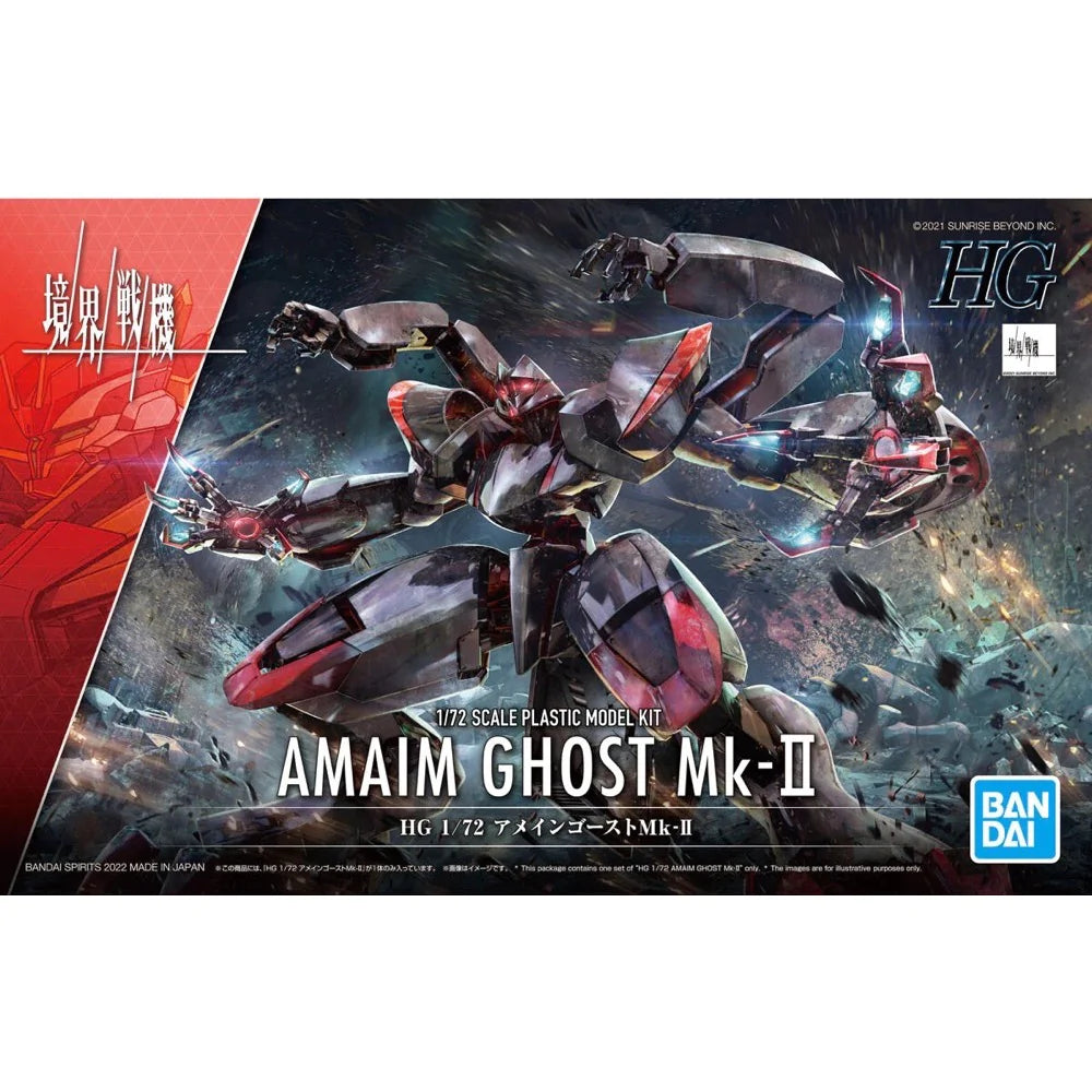 Bandai 5063767 HG 1/72 Amaim Ghost Mk-Ii Plastic Model Kit - Hobbytech Toys