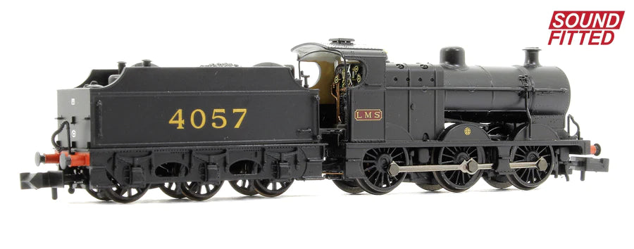 Graham Farish 372-063SF N LMR 3835-Class (4F) 4057 LMS Black MR Numerals- (Era-3) - DCC/Sound-Fitted - Hobbytech Toys