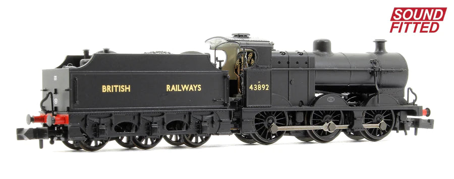 Graham Farish 372-064SF N LMR 3835-Class (4F) 43892 BR Black British Railways (Era-4) - DCC/Sound-Fitted - Hobbytech Toys