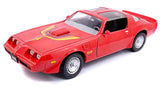 Greenlight 1/18 Red w/Hood Bird 1979 Pontiac Firebird Fire Am (VSE) - Hobbytech Toys