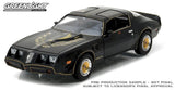 Greenlight 1/24 1980 Pontiac Firebird Trans Am Turbo 4.9L Starlite Black with Golden Eagle Hood - Hobbytech Toys