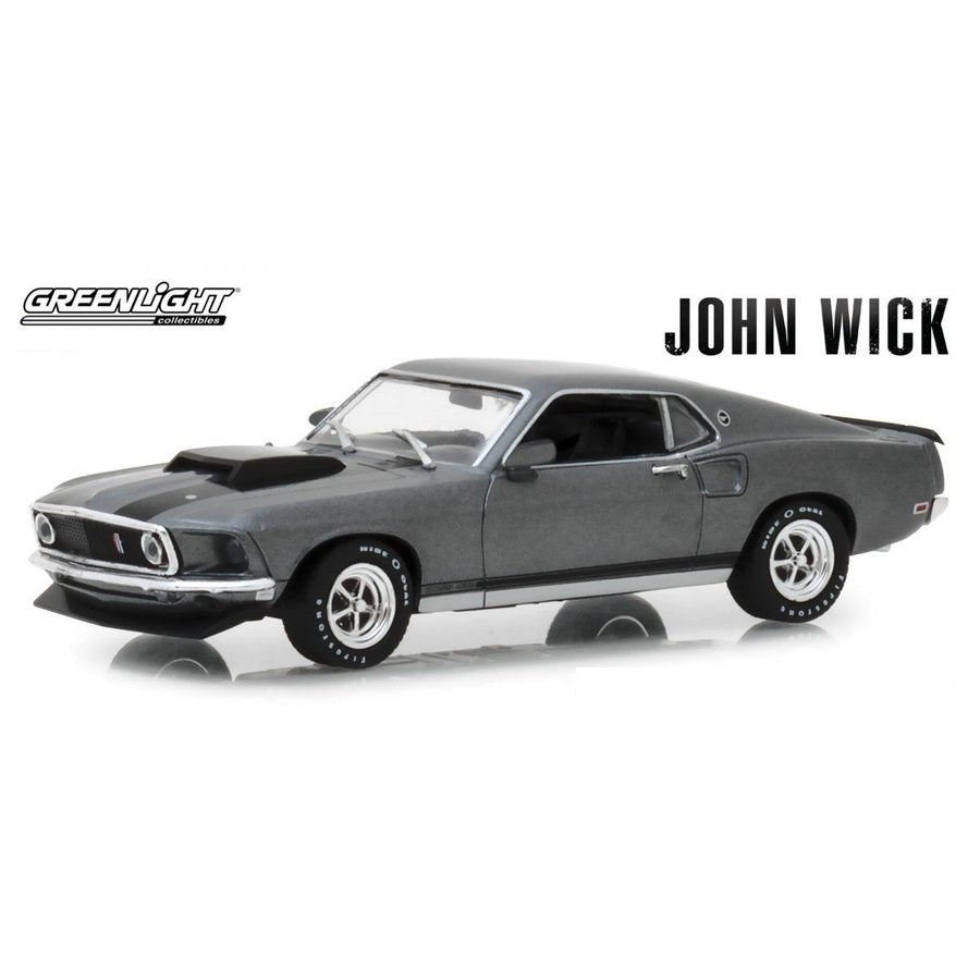 Greenlight 1/43 John Wick 1969 Ford Mustang Boss 429 Greenlight DIE-CAST MODELS