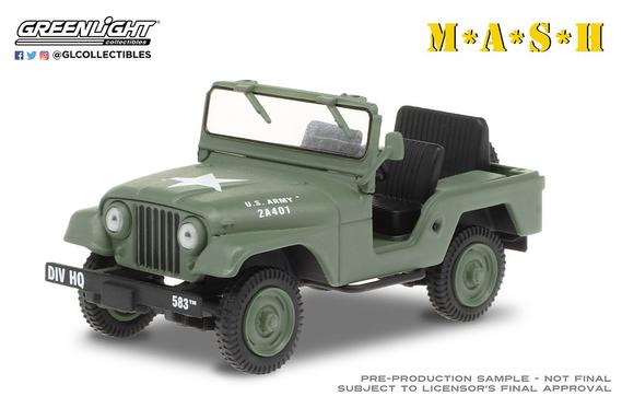 Greenlight 1/43 MASH 1952 WIllys M38 A1 Jeep Greenlight DIE-CAST MODELS