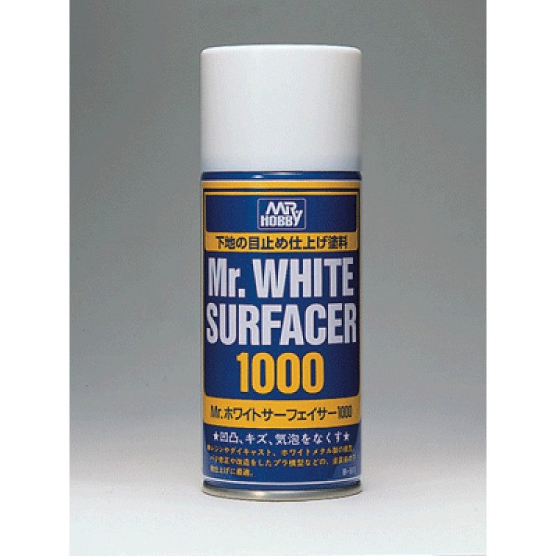 Mr Hobby B511 Mr White Surfacer Spray Mr Hobby PAINT, BRUSHES & SUPPLIES