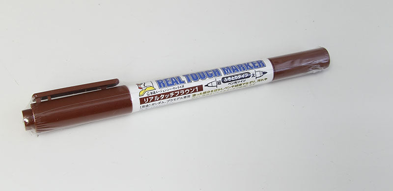 Mr Hobby Gundam Real Touch Marker Brown 1 Mr Hobby PAINT, BRUSHES & SUPPLIES