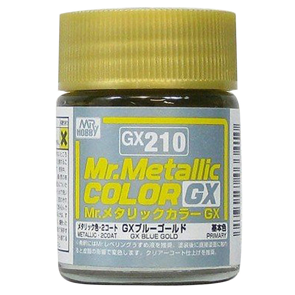 Mr Metallic Color GX210 Blue Gold Mr Hobby PAINT, BRUSHES & SUPPLIES