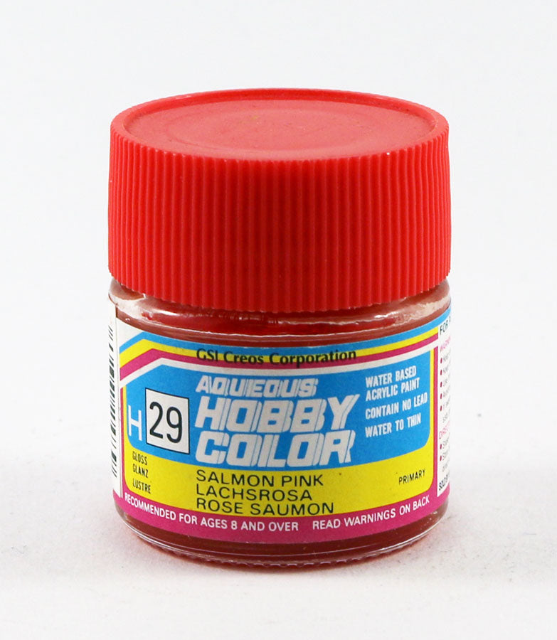 Mr Hobby Aqueous 29 Salmon Pink 10ml Mr Hobby PAINT, BRUSHES & SUPPLIES