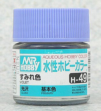 Mr Hobby Aqueous 49 Gloss Violet 10ml Mr Hobby PAINT, BRUSHES & SUPPLIES