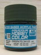 Mr Hobby Aqueous 303 Fs34102 Semi Gloss Green 10ml Mr Hobby PAINT, BRUSHES & SUPPLIES