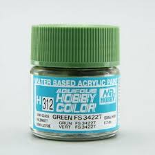 Mr Hobby Aqueous 312 Semi Gloss Green Fs34227 10ml Mr Hobby PAINT, BRUSHES & SUPPLIES