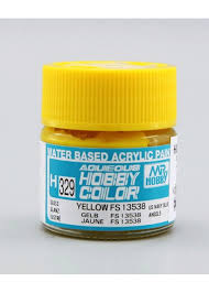 Mr Hobby Aqueous 329 Gloss Yellow Fa13538 10ml Mr Hobby PAINT, BRUSHES & SUPPLIES