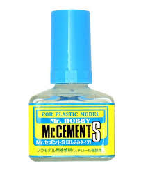 Mr Hobby Cement S 40ml Mr Hobby PAINT, BRUSHES & SUPPLIES