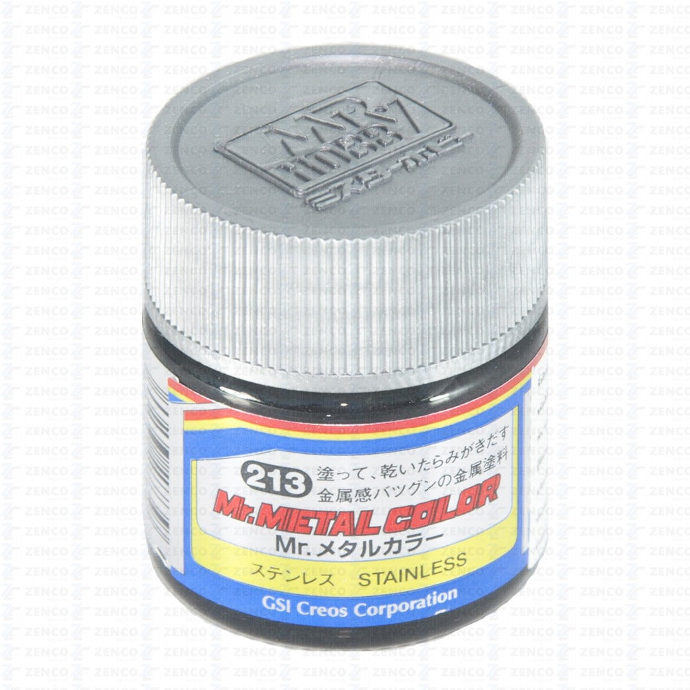 Mr Hobby 213 Mr Metal Stainless Color Acrylic Mr Hobby PAINT, BRUSHES & SUPPLIES