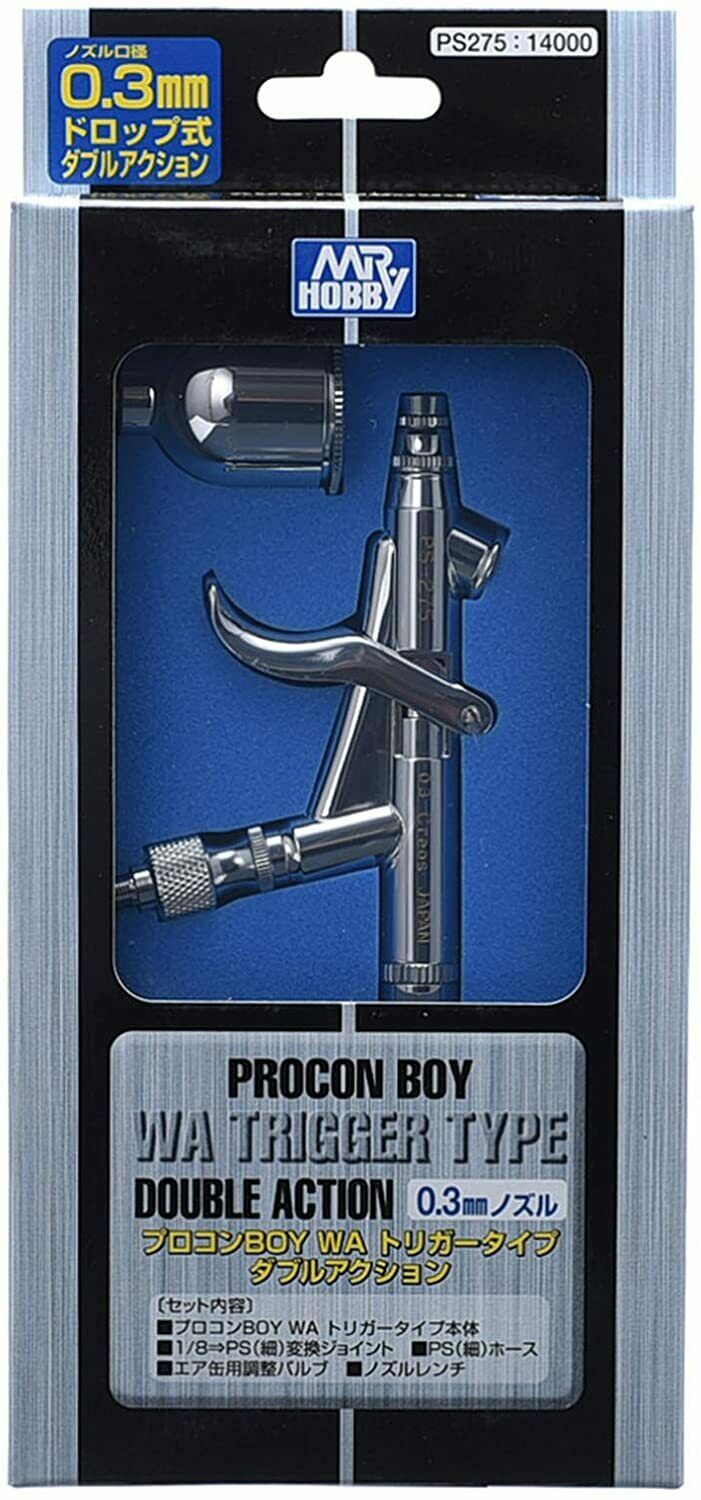 Gunze PS275 Mr Procon Boy WA 0.3mm Trigger Type Dual Action Airbrush** Mr Hobby AIRBRUSHES & COMPRESSORS