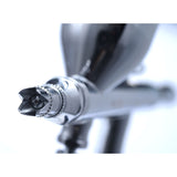 Sleek double action airbrush with a 0.3mm nozzle, ideal for precision work. Platinum finish adds a touch of elegance to this professional-grade Mr Procon Boy airbrush tool.