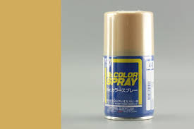 Mr Hobby Mr Color 44 Semi Gloss Tan Spray Mr Hobby PAINT, BRUSHES & SUPPLIES