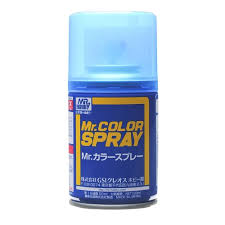 Mr Hobby Mr Color 50 Gloss Clear Blue Spray Mr Hobby PAINT, BRUSHES & SUPPLIES