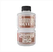 Mr Hobby Mr Weathering Colour Thinner Solvent 250ml Mr Hobby PAINT, BRUSHES & SUPPLIES