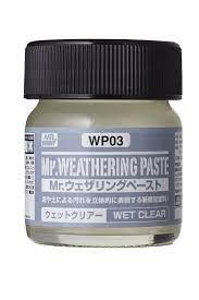Mr Hobby Weathering Paste WP03 Wet Clear - Hobbytech Toys
