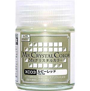 Mr Hobby Mr Crystal Xc03 Ruby Red Mr Hobby PAINT, BRUSHES & SUPPLIES