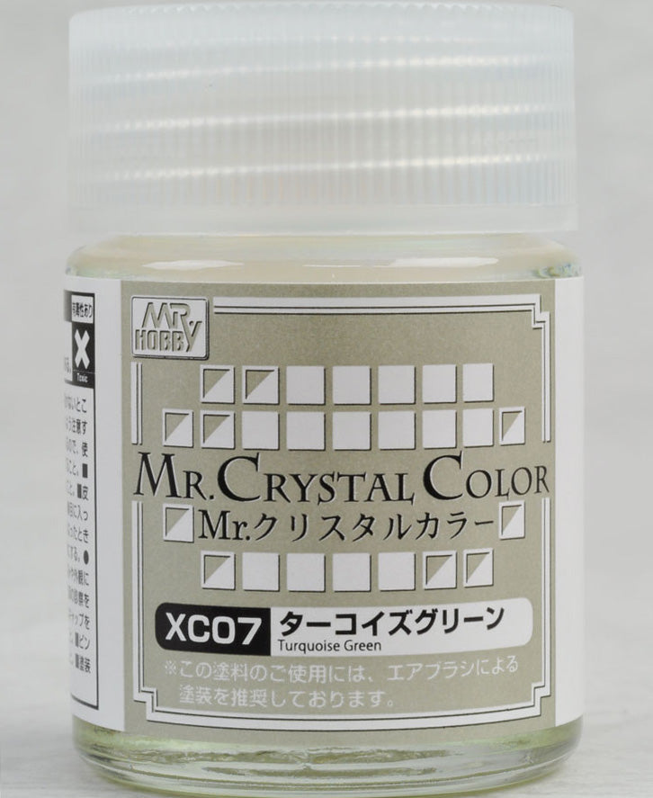 Mr Hobby Mr Crystal Xc07 Turquoise Green Mr Hobby PAINT, BRUSHES & SUPPLIES