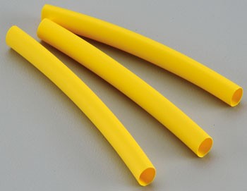 Great Planes Heat Shrink 1/4 Diameter Yellow** NULL ELECTRIC ACCESSORIES