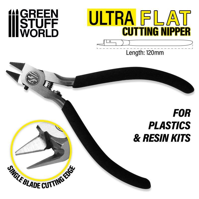 Green Stuff World Ultra Flat Side blade Nipper (Sprue Cutter) - Hobbytech Toys