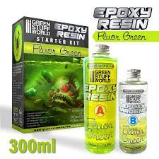 Green Stuff World Epoxy Resin - Fluor Green - Hobbytech Toys