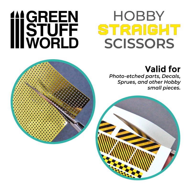 Green Stuff World Hobby Scissors - Straight Tip - Hobbytech Toys