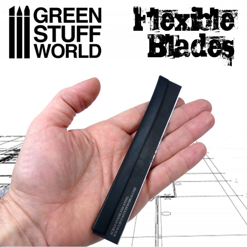 Green Stuff World Steel Flexible Clay Blade Set (3) Green Stuff World TOOLS