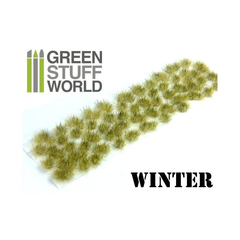 Green Stuff World Grass Tufts 6mm Self-Adhesive Winter Green Stuff World TRAINS - SCENERY