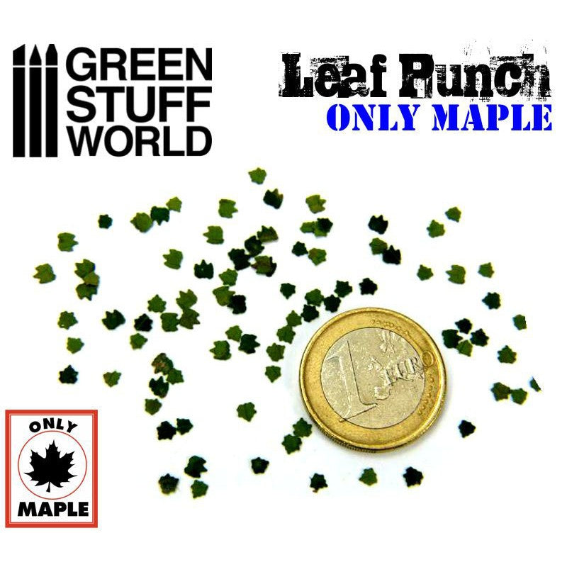 Green Stuff World Miniature Leaf Punch Medium Blue Green Stuff World TOOLS