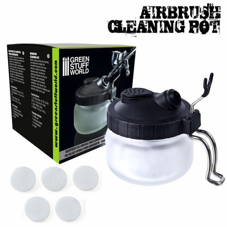 Green Stuff World Airbrush Cleaning Pot Green Stuff World PAINT, BRUSHES & SUPPLIES