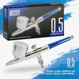 Dual-action Airbrush 0.5 mm by Green Stuff World, a high-caliber tool for precise painting on larger surfaces.