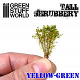 Green Stuff World Tall Shrubbery Yellow Green 4cm Green Stuff World TRAINS - SCENERY