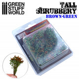 Green Stuff World Tall Shrubbery Brown Green 4cm Green Stuff World TRAINS - SCENERY