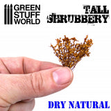 Green Stuff World Tall Shrubbery Dry Natural 4cm Green Stuff World TRAINS - SCENERY