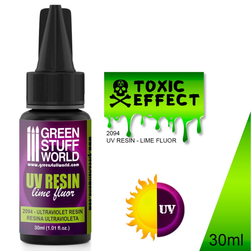 Green Stuff World 2094 UV Resin - Toxic Effect 30ml Green Stuff World PAINT, BRUSHES & SUPPLIES