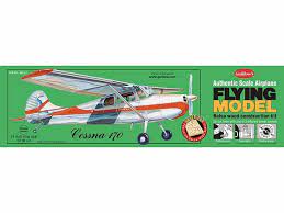 Guillows 302LC 1/18 Cessna 170 Wood Model Kit - Hobbytech Toys