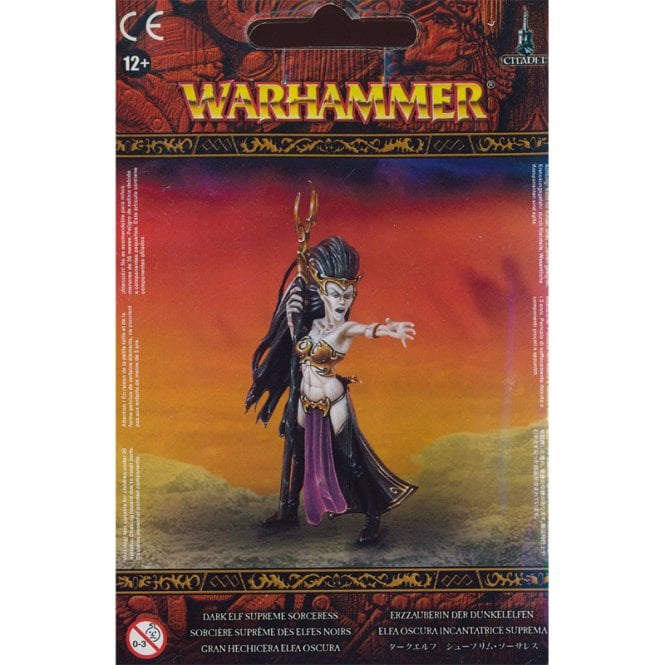 GW 85-34 Dark Elf Supreme Sorceress Games Workshop GAMES WORKSHOP