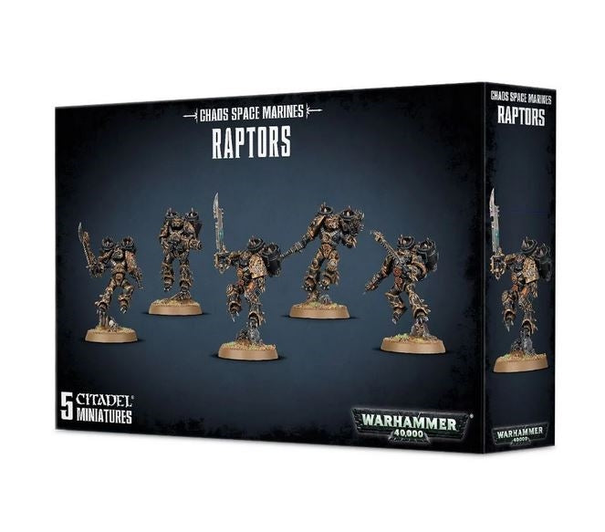 GW 43-13 Warhammer 40,000 Chaos Space Marines Raptors - Hobbytech Toys