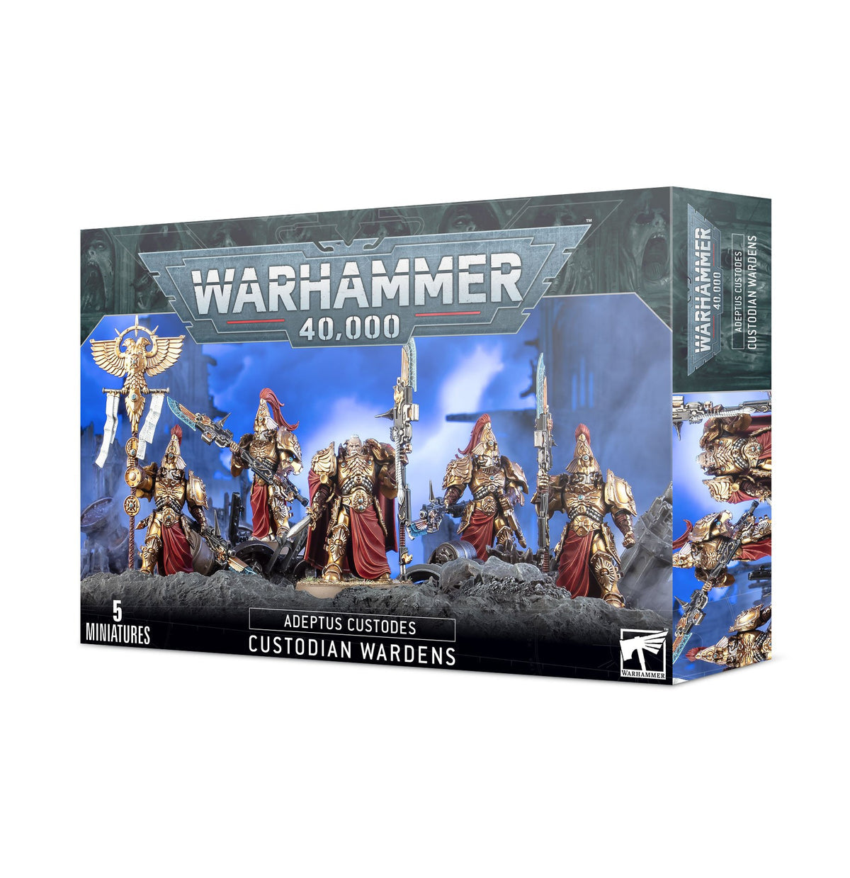 GW 01-11 Warhammer 40,000 Adeptus Custodes Custodian Wardens - Hobbytech Toys