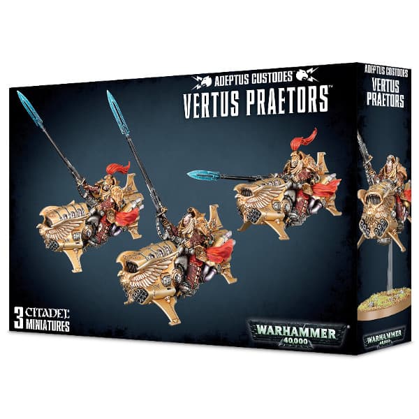 GW 01-12 Warhammer 40,000 Adeptus Custodes Vertus Praetors - Hobbytech Toys