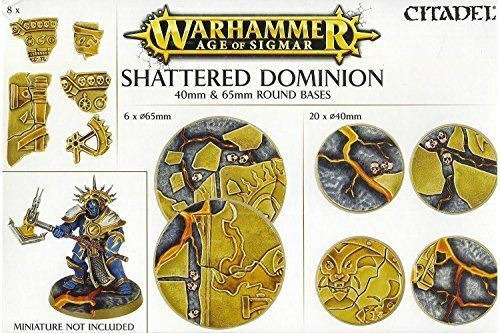 GW 66-97 AOS: Shattered Dominion: 65 & 40mm Round Bases1 Games Workshop GAMES WORKSHOP